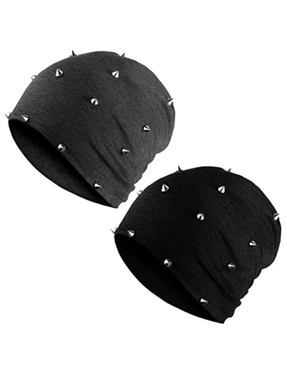 Studded Beanie Hat 2 Piece Unisex Punk Gothic Warm Winter Cap